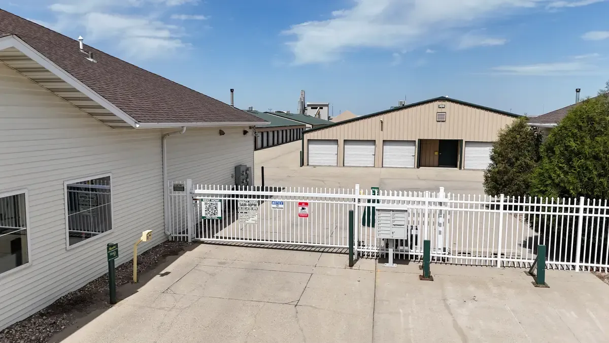 Secured gate with keypad